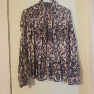 Cruel Girl button down long sleeve